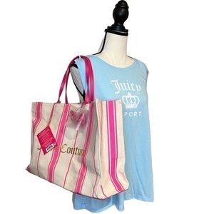 Juicy Couture Sport Sleeveless Logo Tank + Tote